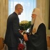 Яценюк и Патриарх Филарет обсудили ситуацию в Крыму и на Донбассе